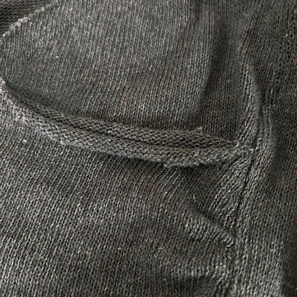 We The Free Like A Boss Tee Womens Size Small Dark Gray Raw Edges Knit NWT - Picture 9 of 16